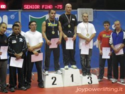 PREMIAZIONE CATEGORIA MASCHILE SENIOR -75 KG