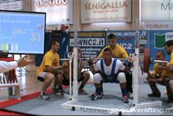 ANDREA LA ROCCA - 2° SQUAT - 220 KG