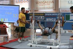 FABIO PRESCIMONE - 1° PANCA - 110 KG