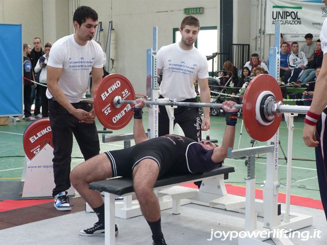 PIERLUIGI ZERBINO - 2° PANCA - 92,5 KG