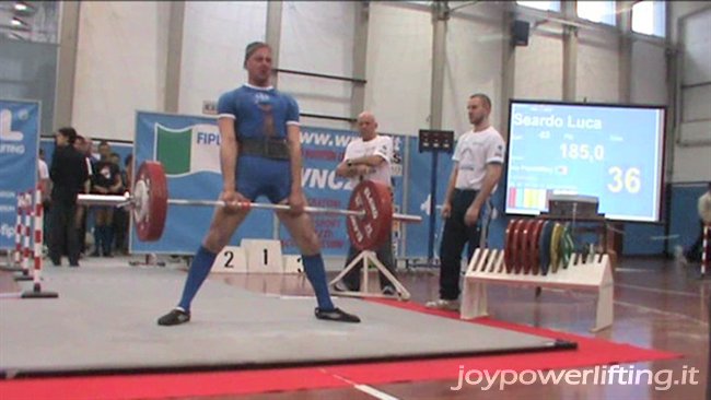 LUCA SEARDO - 3° DEADLIFT - 185 KG