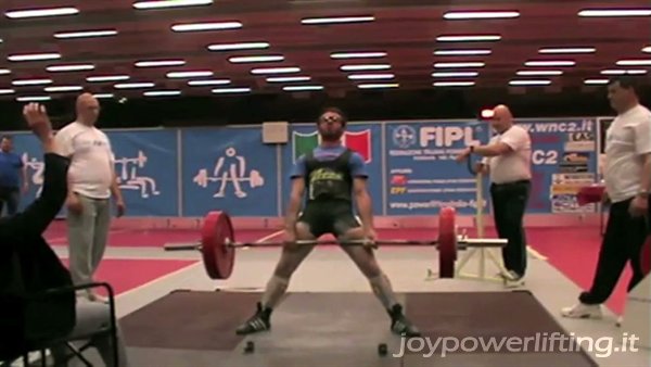 IN PEDANA - ROMANO VALERIO - 1° STACCO - 185 KG