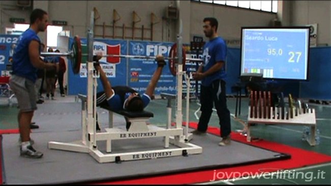 LUCA SEARDO - 2° BENCH PRESS - 95 KG