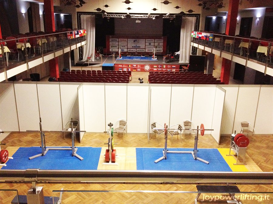 EUROPEI MASTER EPF 2012 POWERLIFTING - AREA GARA