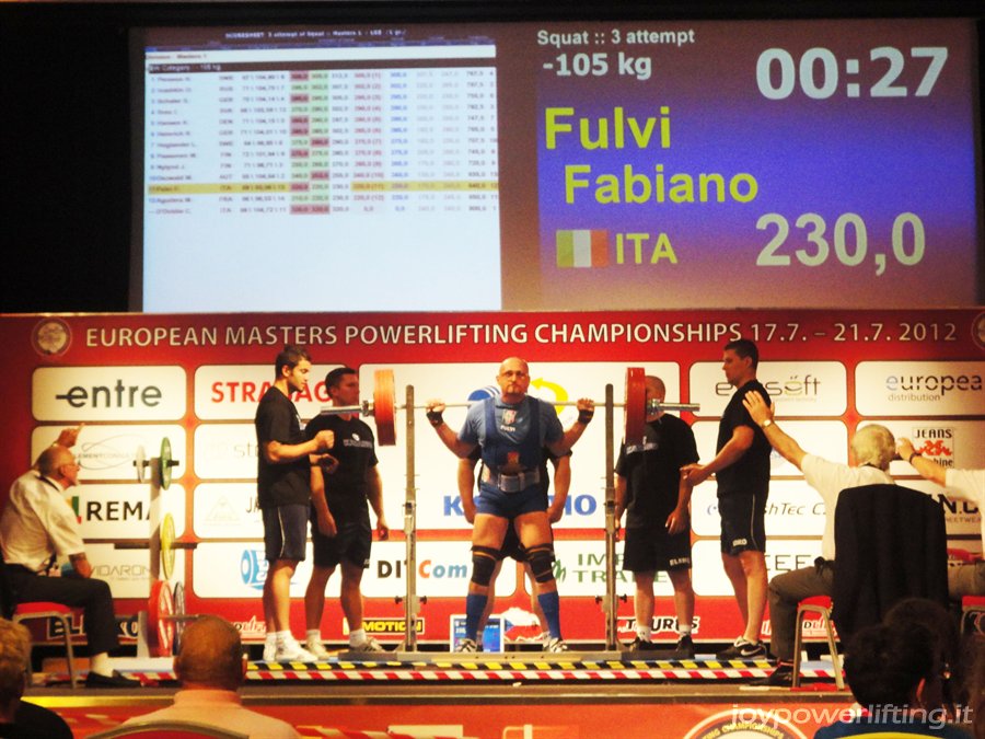 FABIANO FULVI - 3° SQUAT - 230 KG