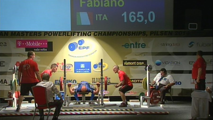 FABIANO FULVI - 2° BENCH PRESS - 165 KG