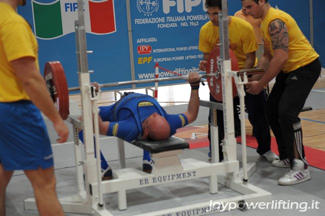 FABIANO FULVI - 3° PANCA - 180 KG