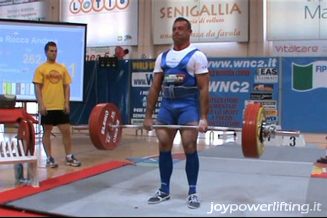 ANDREA LA ROCCA - 2° STACCO - 262,5 KG