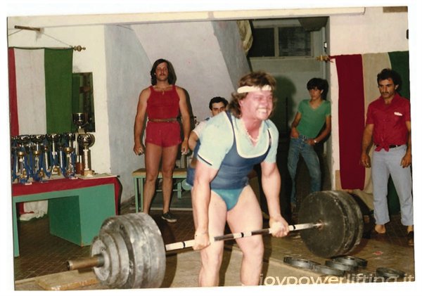 1980 - Campionati Centro Italia - Livorno - Stacco 235 kg