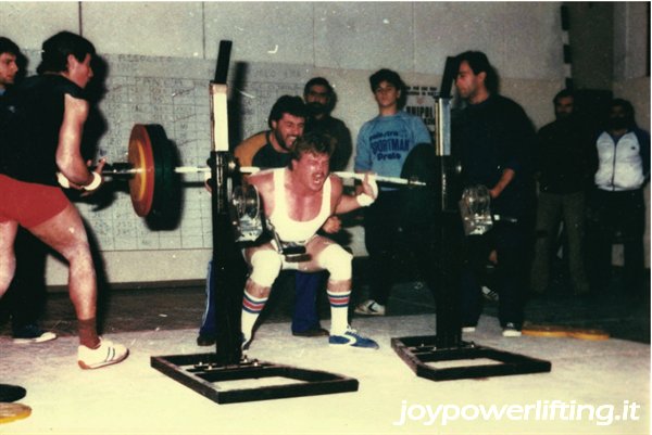 1983 - Campionato Italiano - Prato - Squat 295 kg